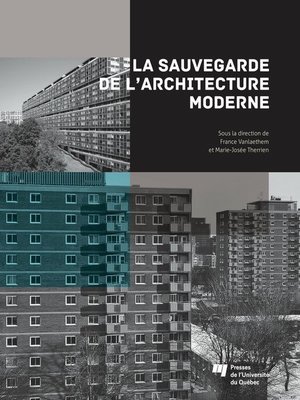 cover image of La sauvegarde de l'architecture moderne